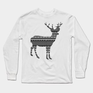 deer pattern Long Sleeve T-Shirt